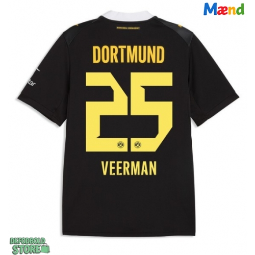 Borussia Dortmund Joey Veerman #25 Replika Udebanetrøje 2026-27 Kortærmet